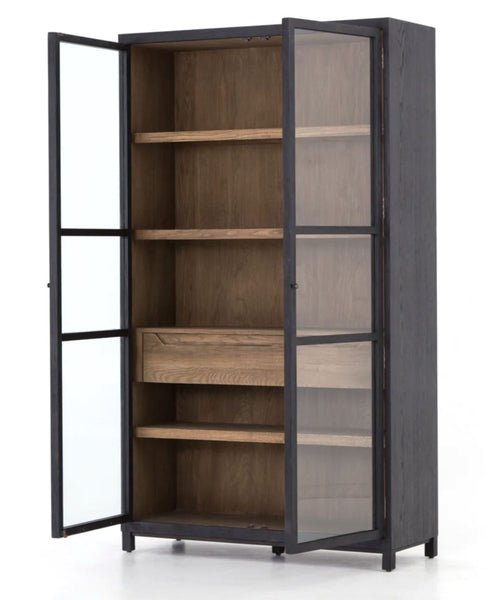 The Laura Cabinet Indoor Furniture Bailey & Co Timber Frame with Oak shelving. 