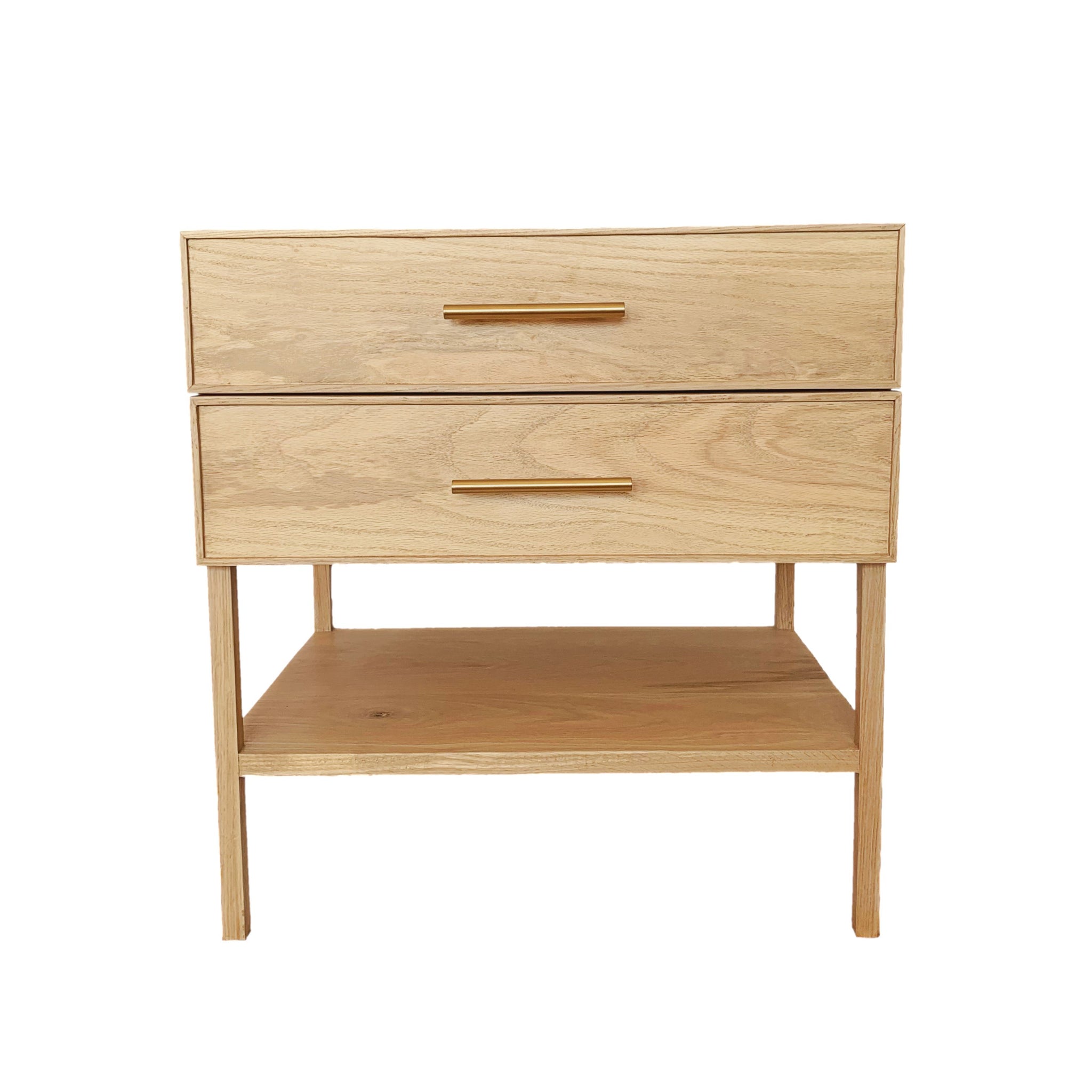 White Oak side table Side Tables Bailey & Co 