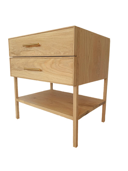 White Oak side table Side Tables Bailey & Co 